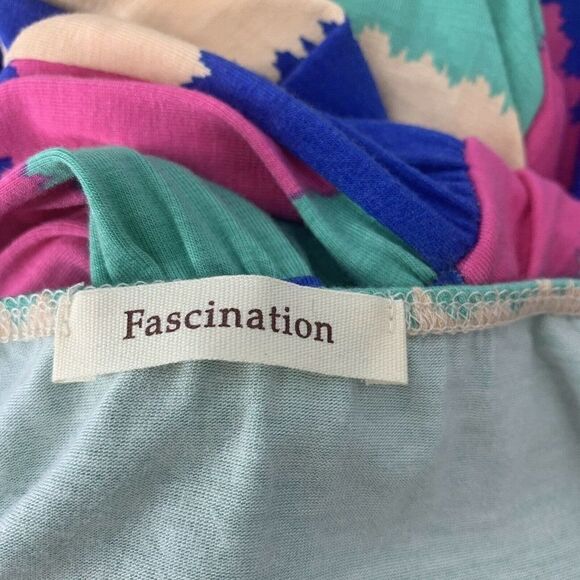 Colorful Strapless Maxi Dress Striped Size Small - Picture 5 of 5